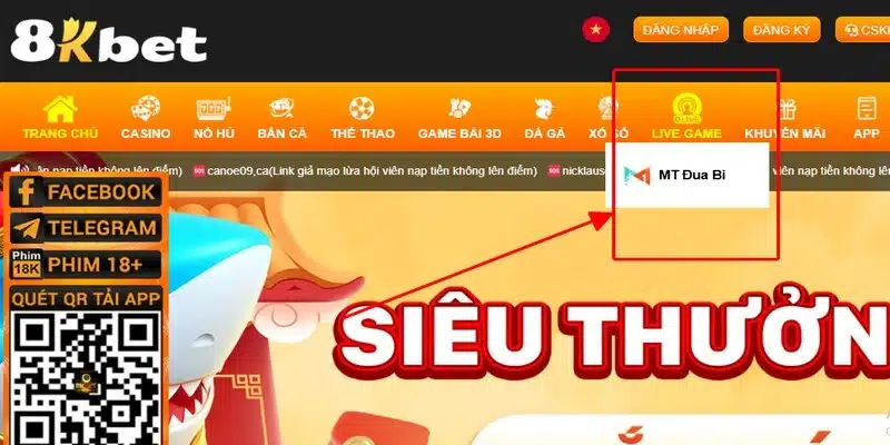 Sảnh live game mang đến trải nghiệm tương tác